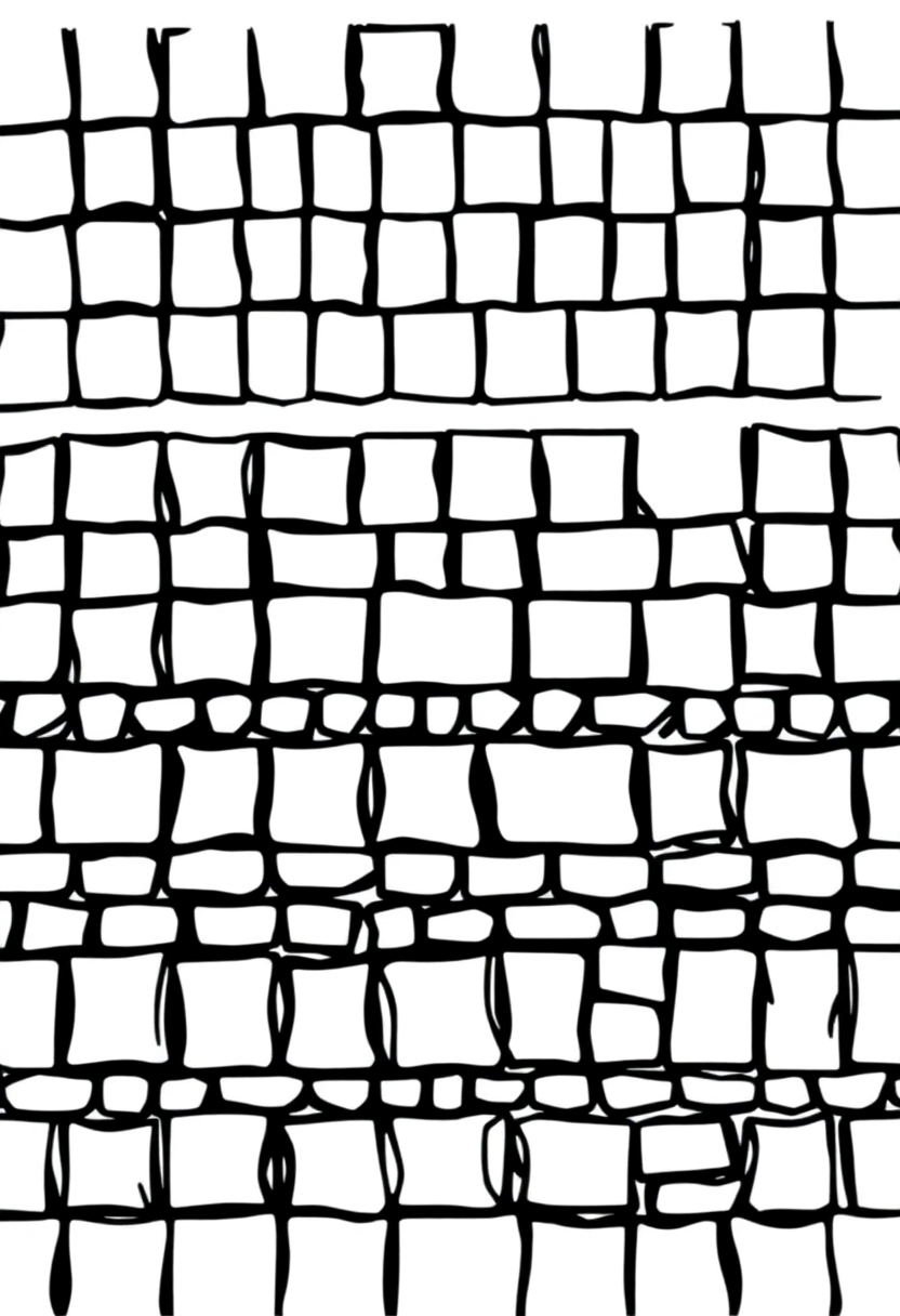 Roman Mosaic Patterns coloring page, free printable