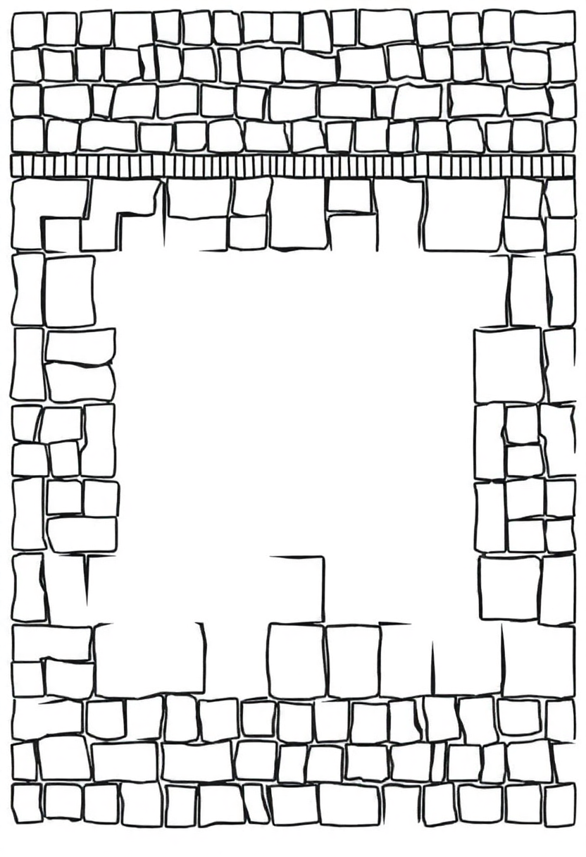 Roman Mosaic Patterns coloring page, free printable