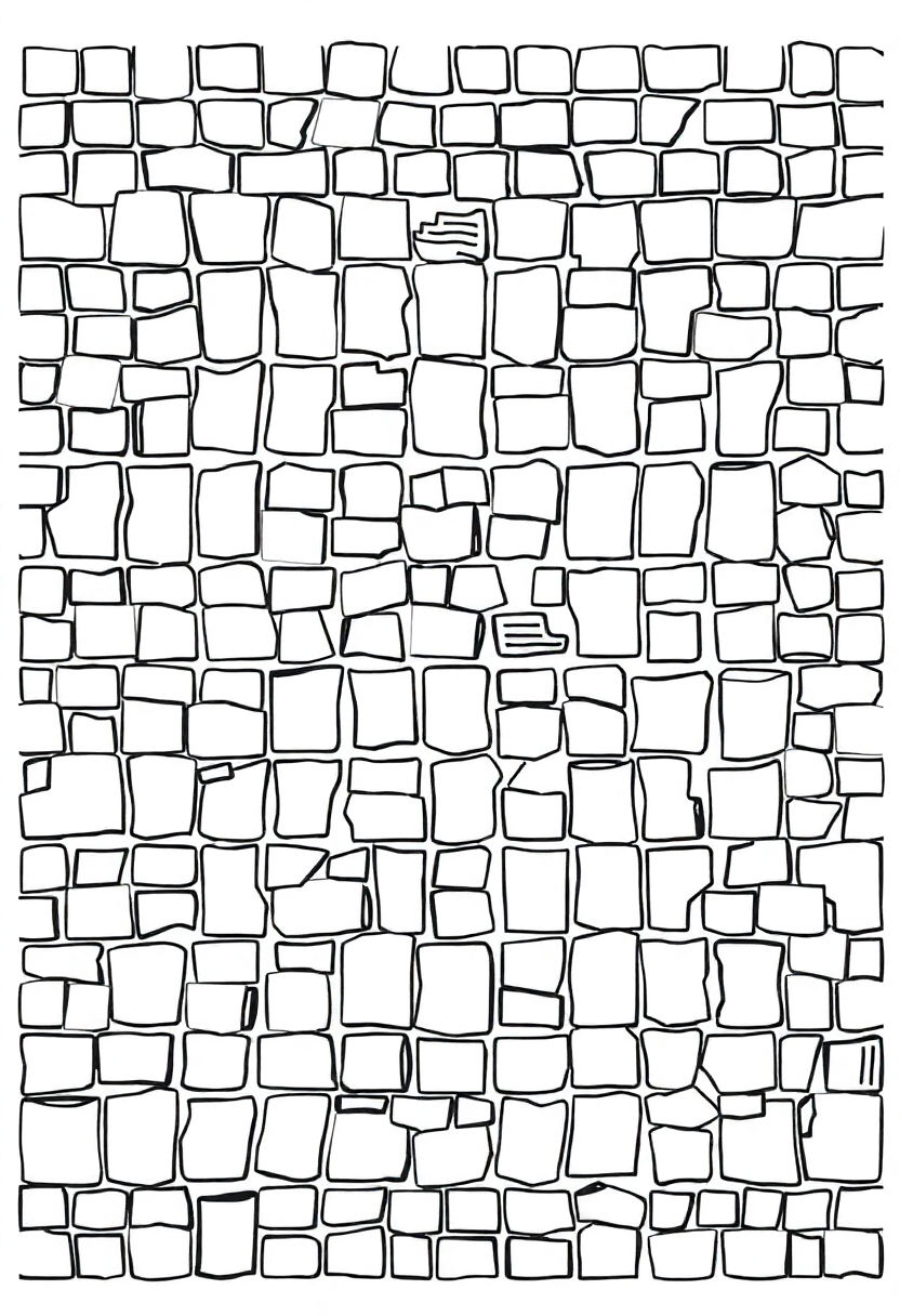 Roman Mosaic Patterns coloring page, free printable