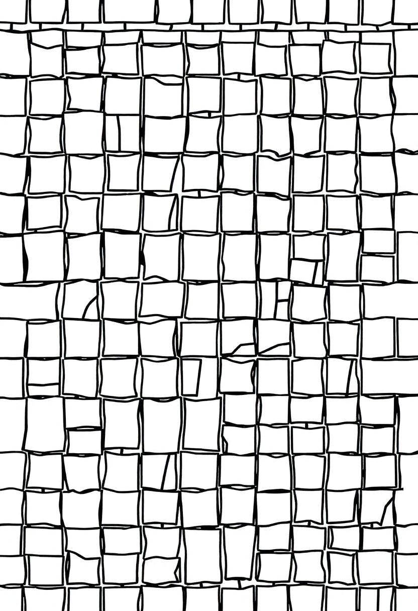 Roman Mosaic Patterns coloring page, free printable