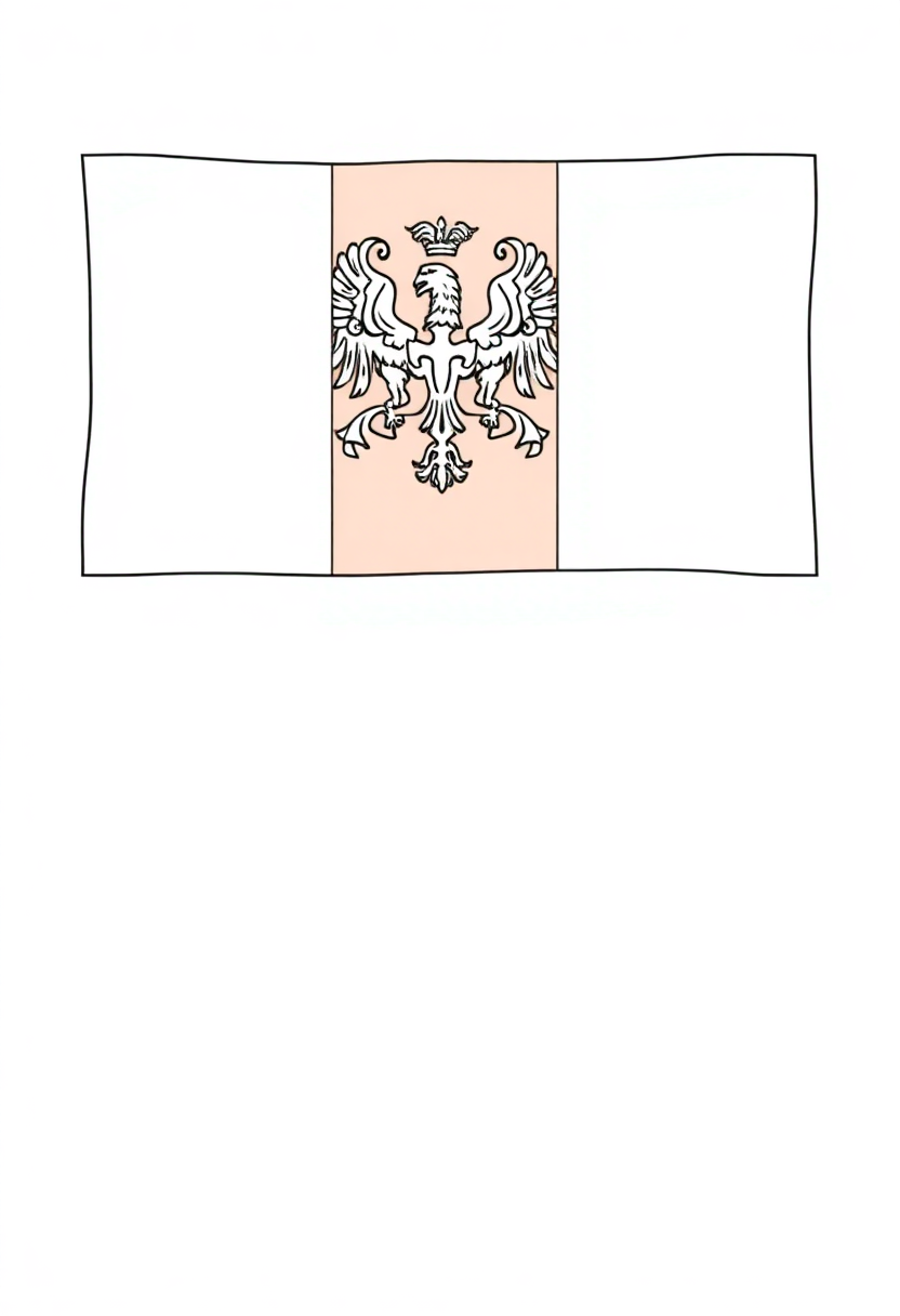 Romanian Flag coloring page, free printable