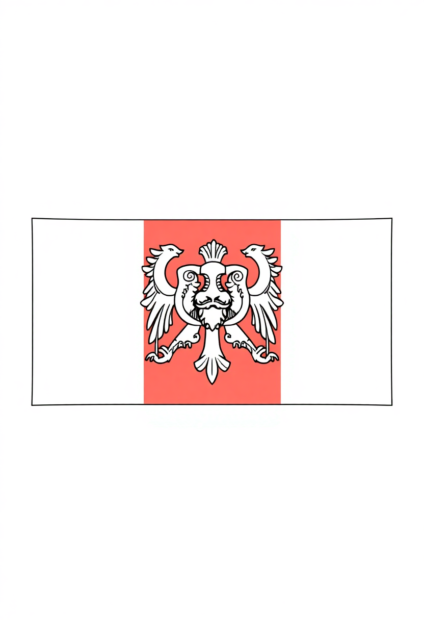 Romanian Flag coloring pages