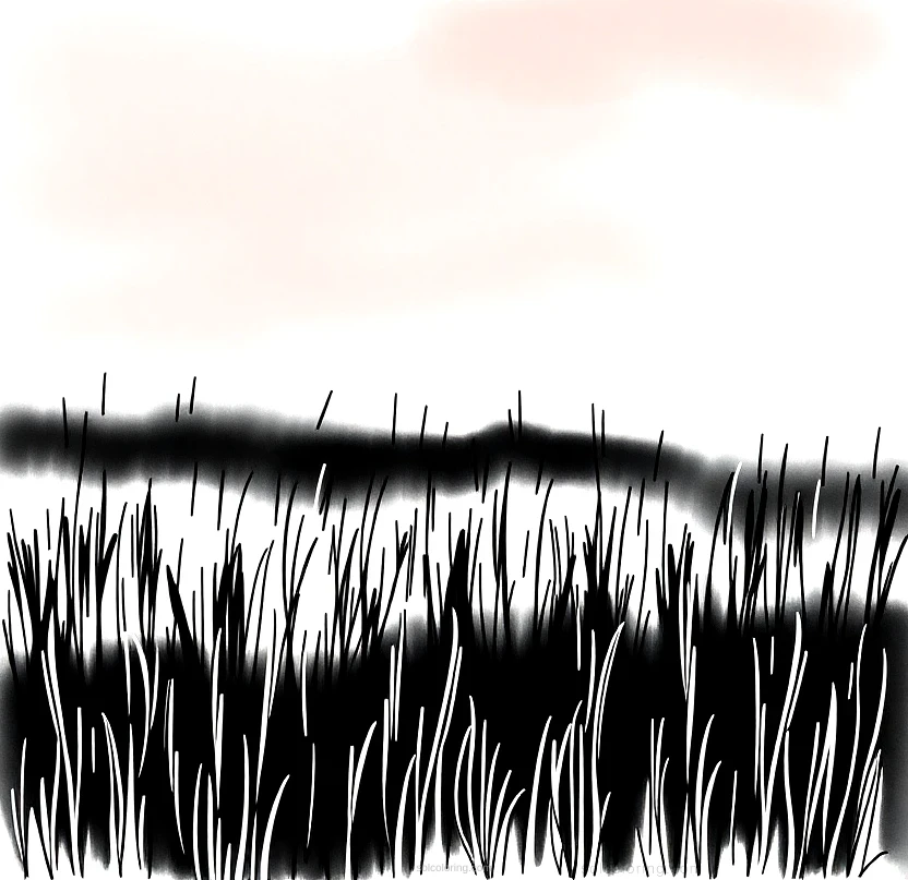 Rothko Color Field coloring page for kids