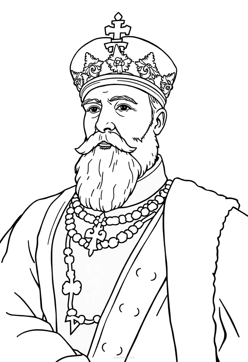 Russian Czar coloring pages