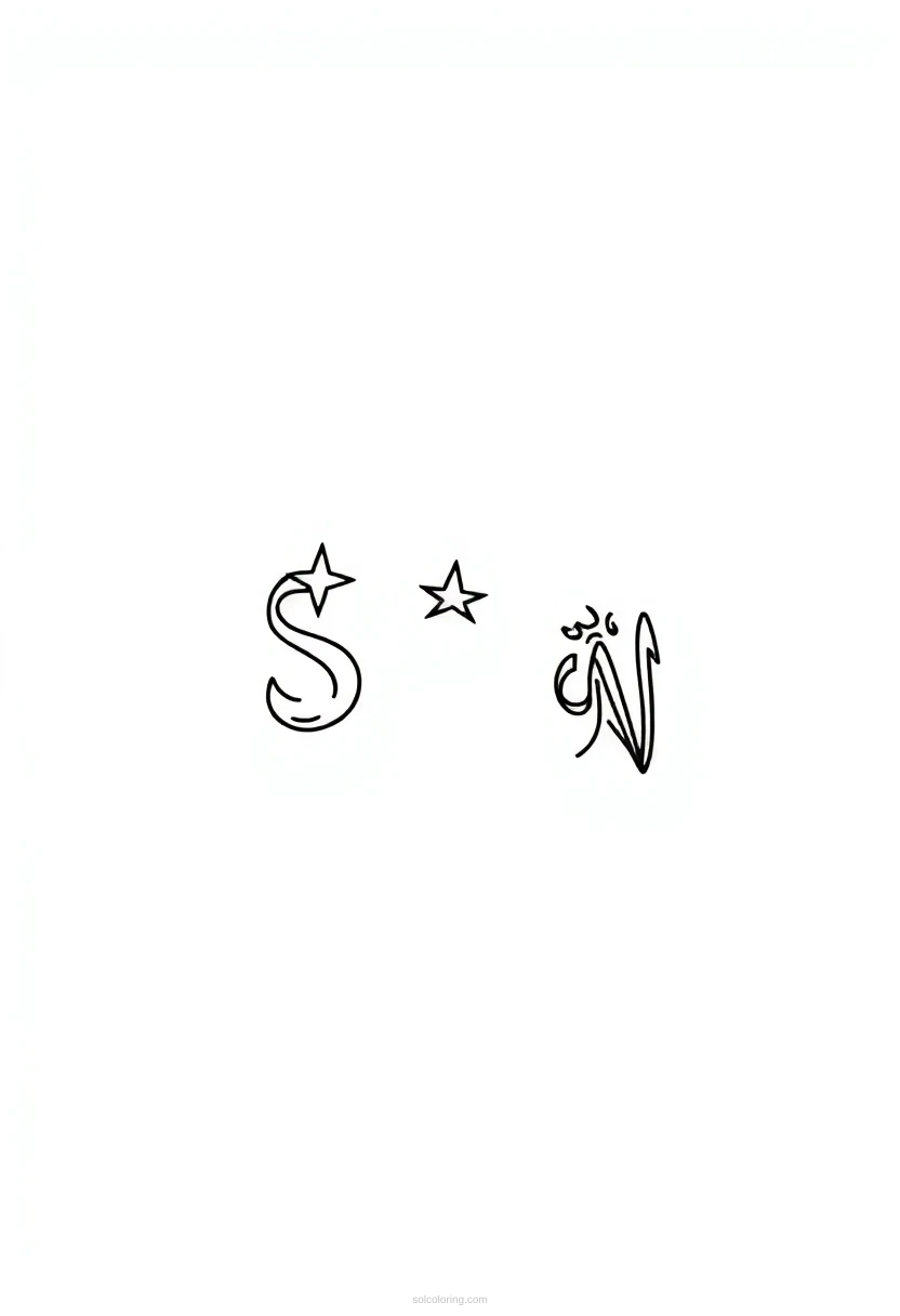 Saudi Arabian Flag coloring page for kids