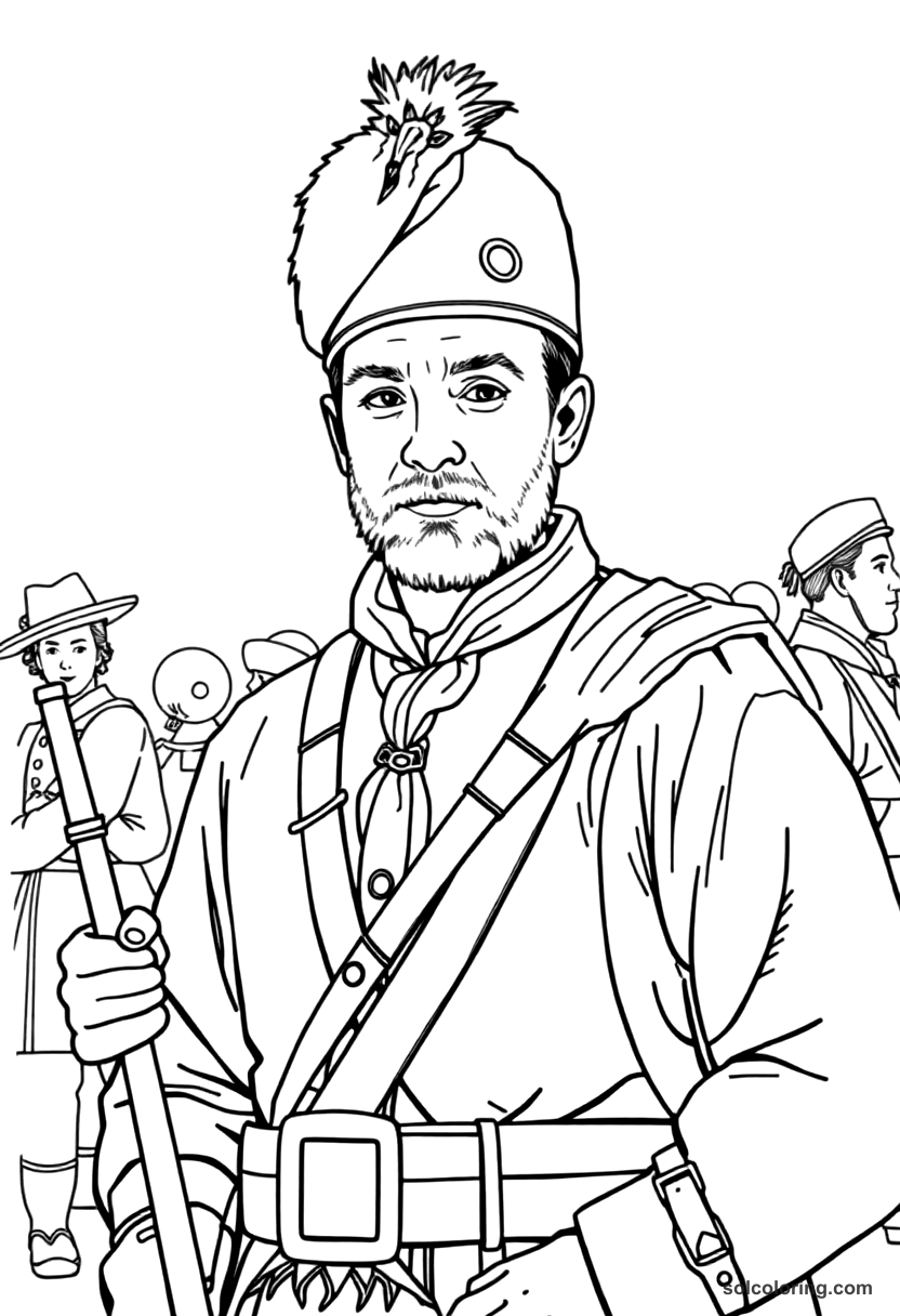 Scottish Highland Games Competition coloring pages