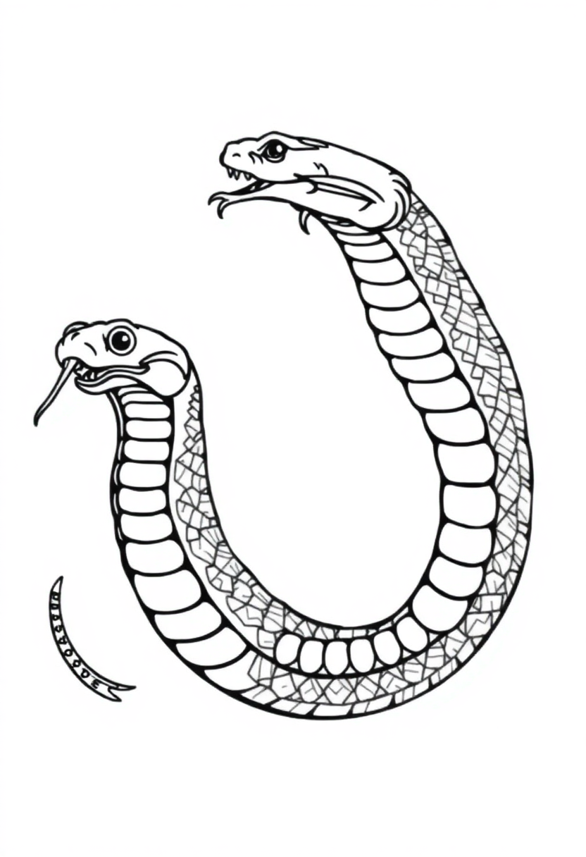 Sea Serpents coloring pages