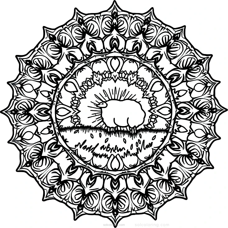 Sheep in Field coloring page for kids