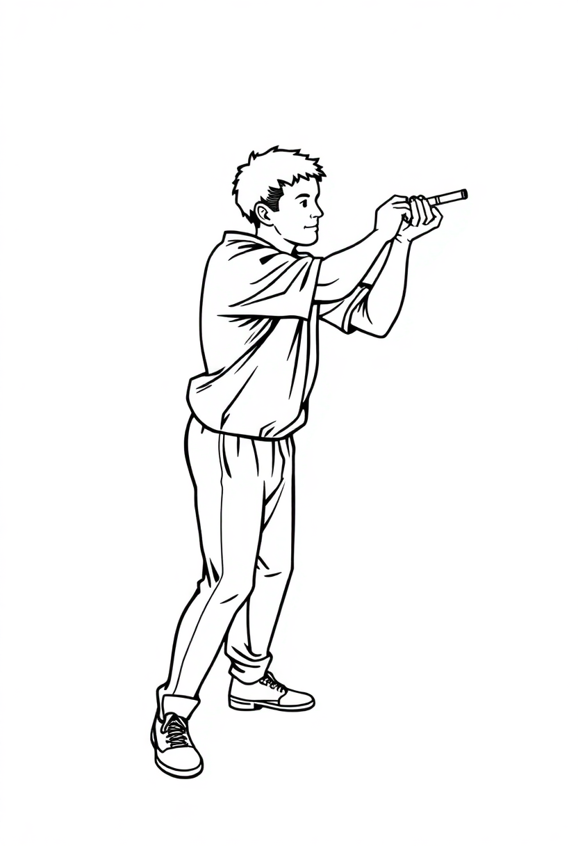 Shot Put Thrower coloring pages