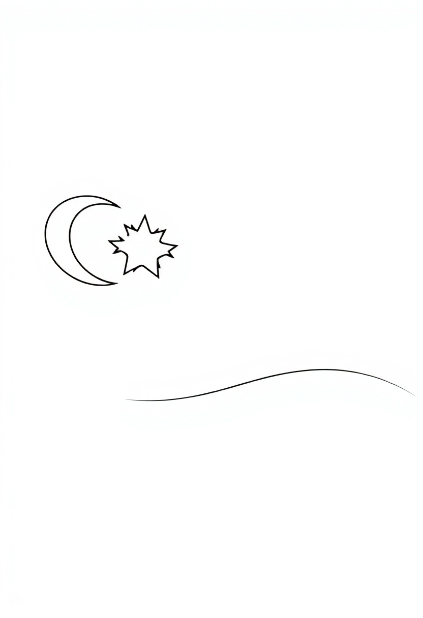 Singapore Flag coloring page, free printable