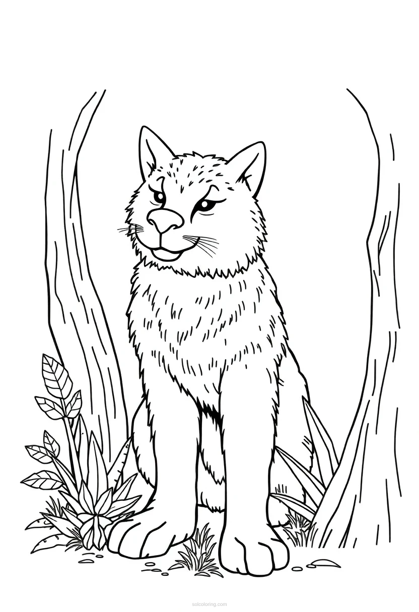 Small Forward Layup coloring page for kids