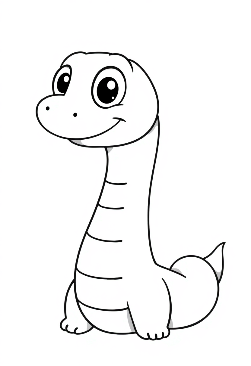 Snake coloring page, free printable