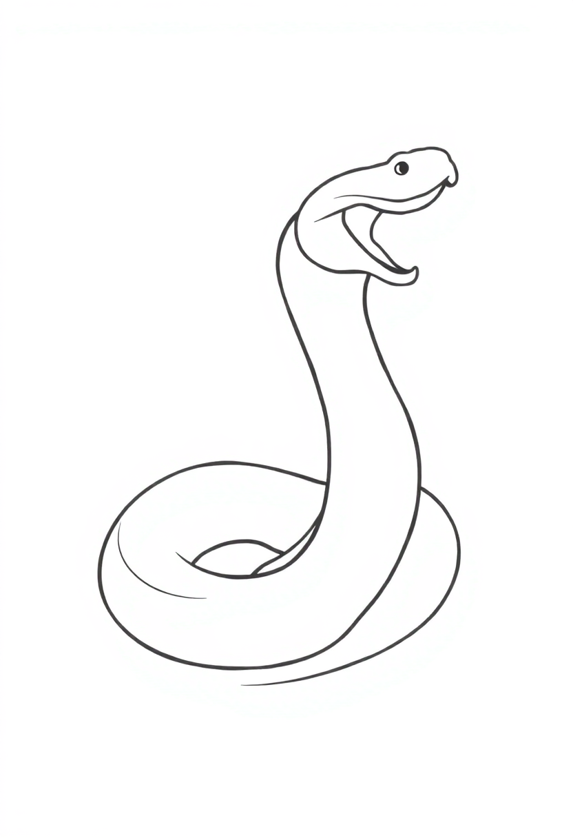 Snake coloring pages