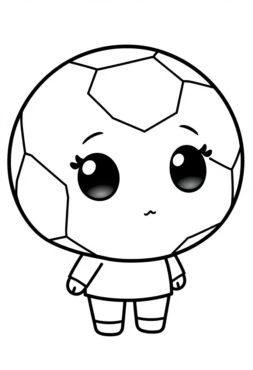 Soccer Ball coloring page, free printable