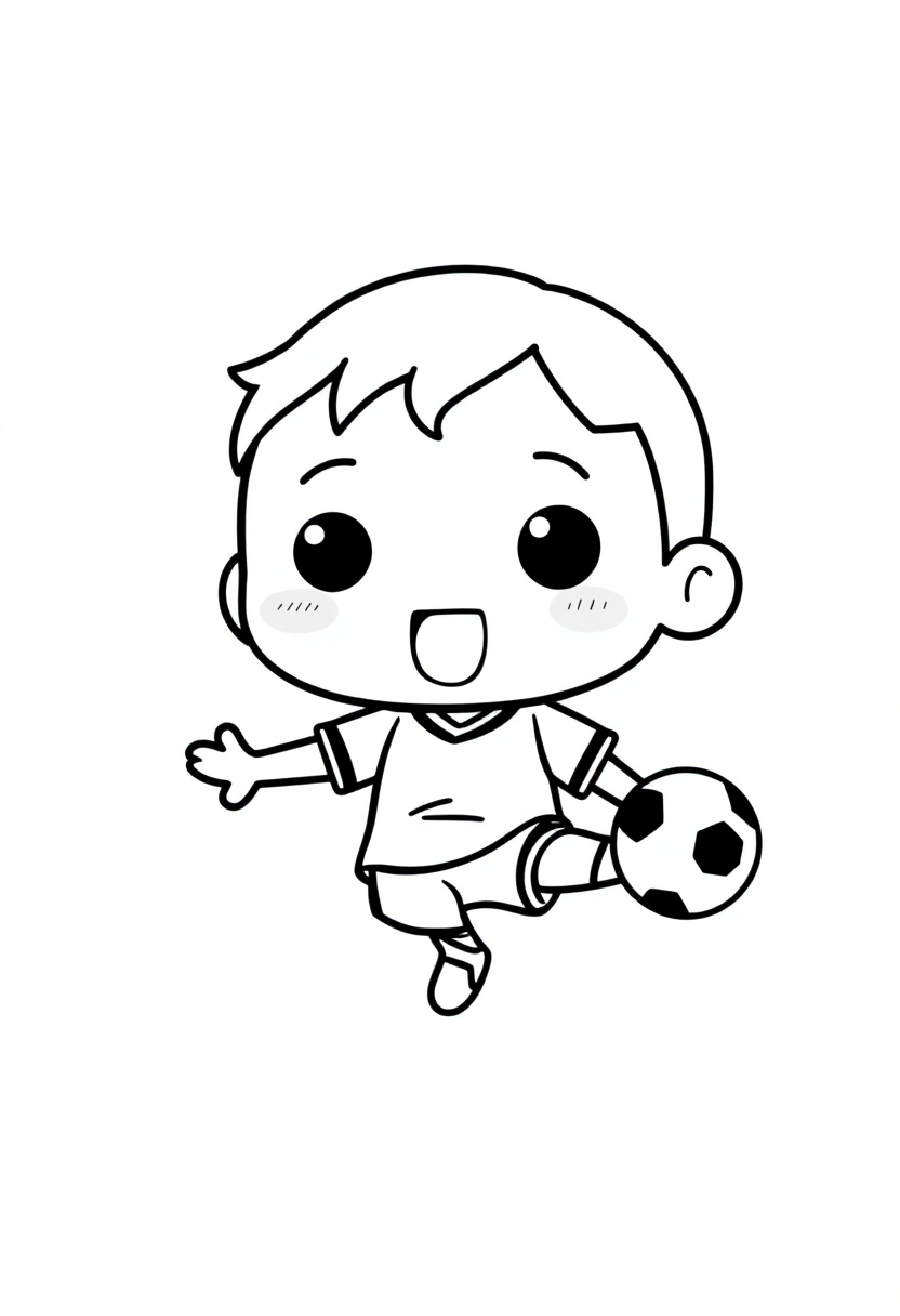 Soccer Corner Kick coloring page, free printable