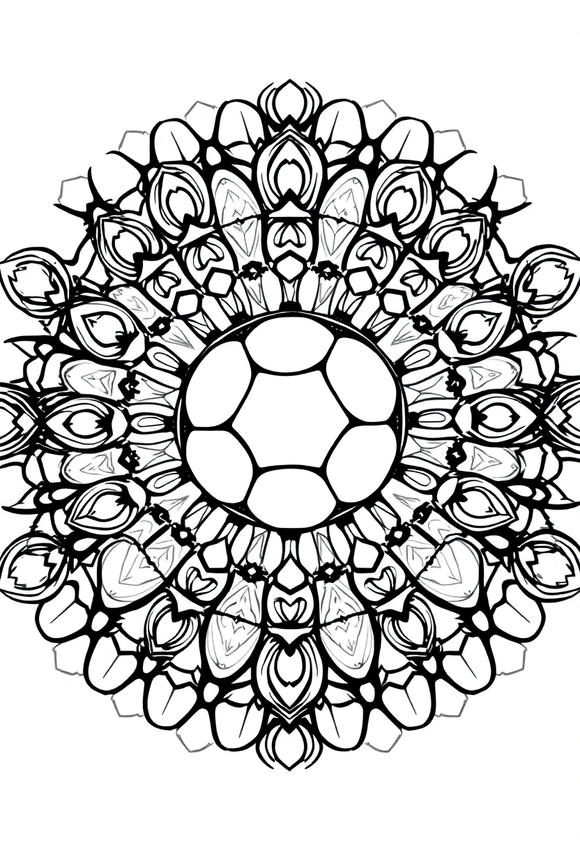 Soccer Corner Kick coloring page, free printable