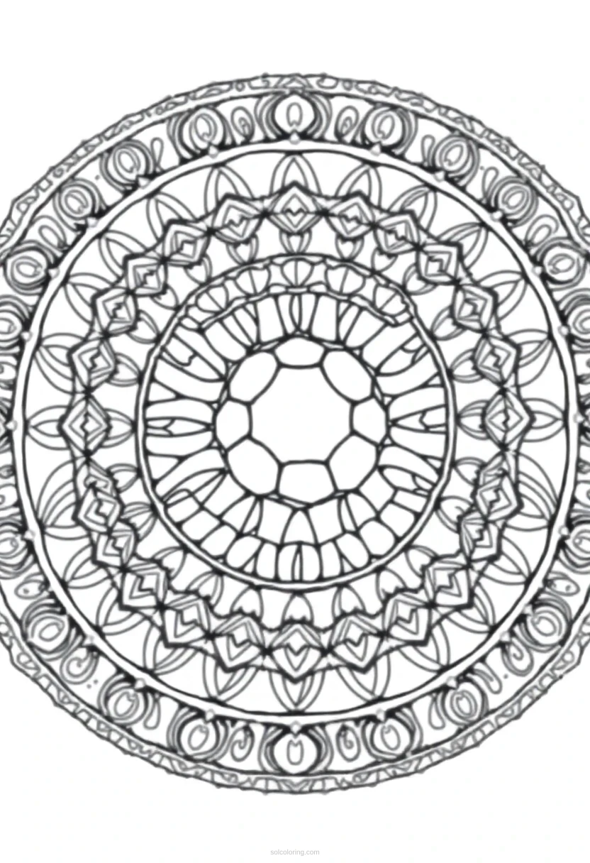 Soccer Goal With Net coloring page for kids