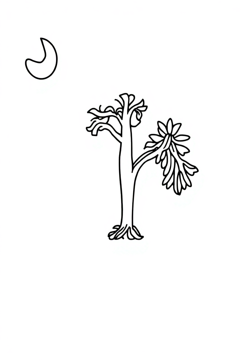 South Carolina State Flag coloring page, free printable