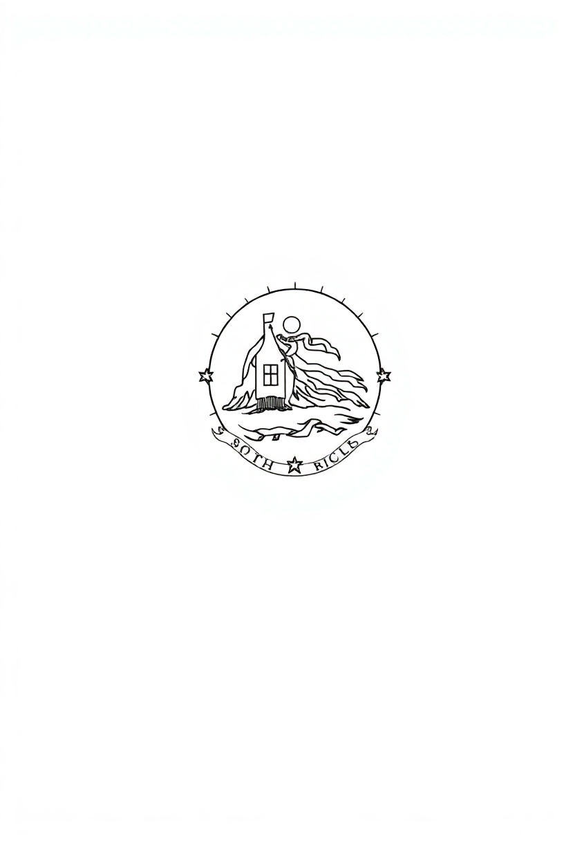 South Dakota State Flag coloring page, free printable