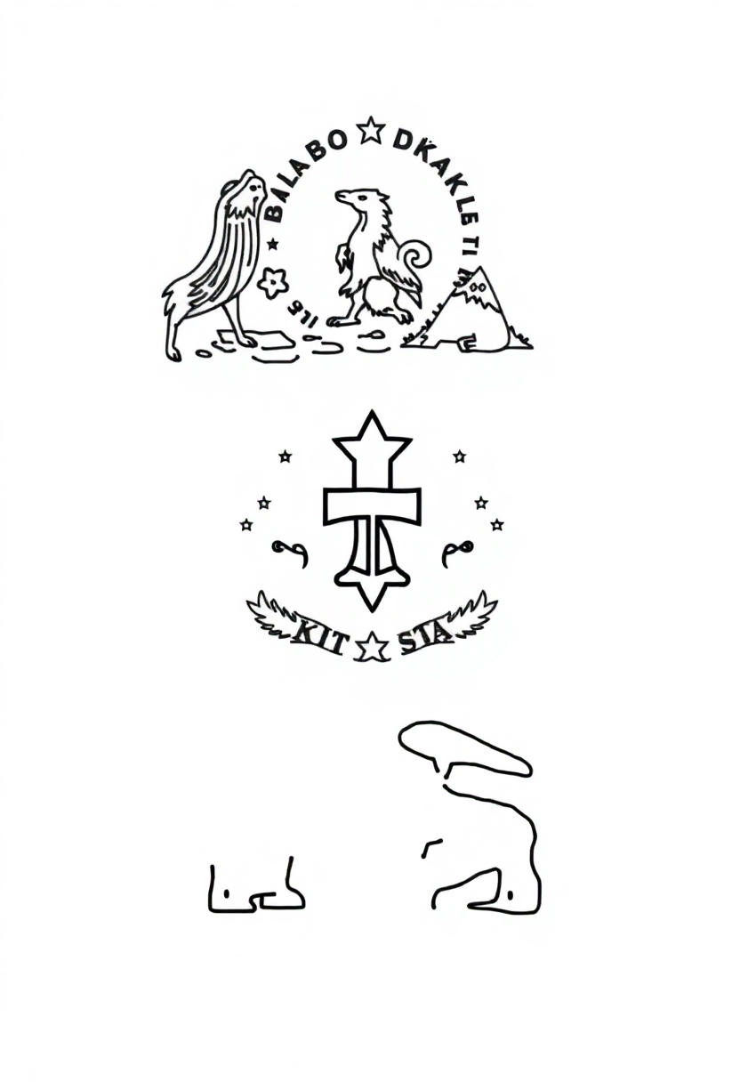 South Dakota State Flag coloring pages