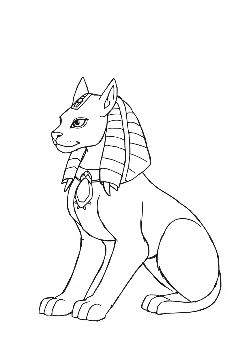 Sphinx coloring pages