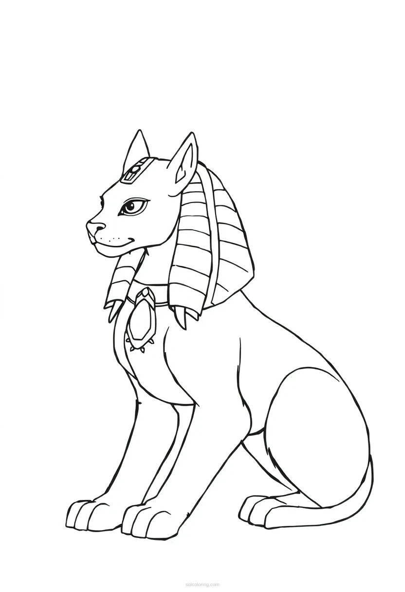 Sphinx coloring pages
