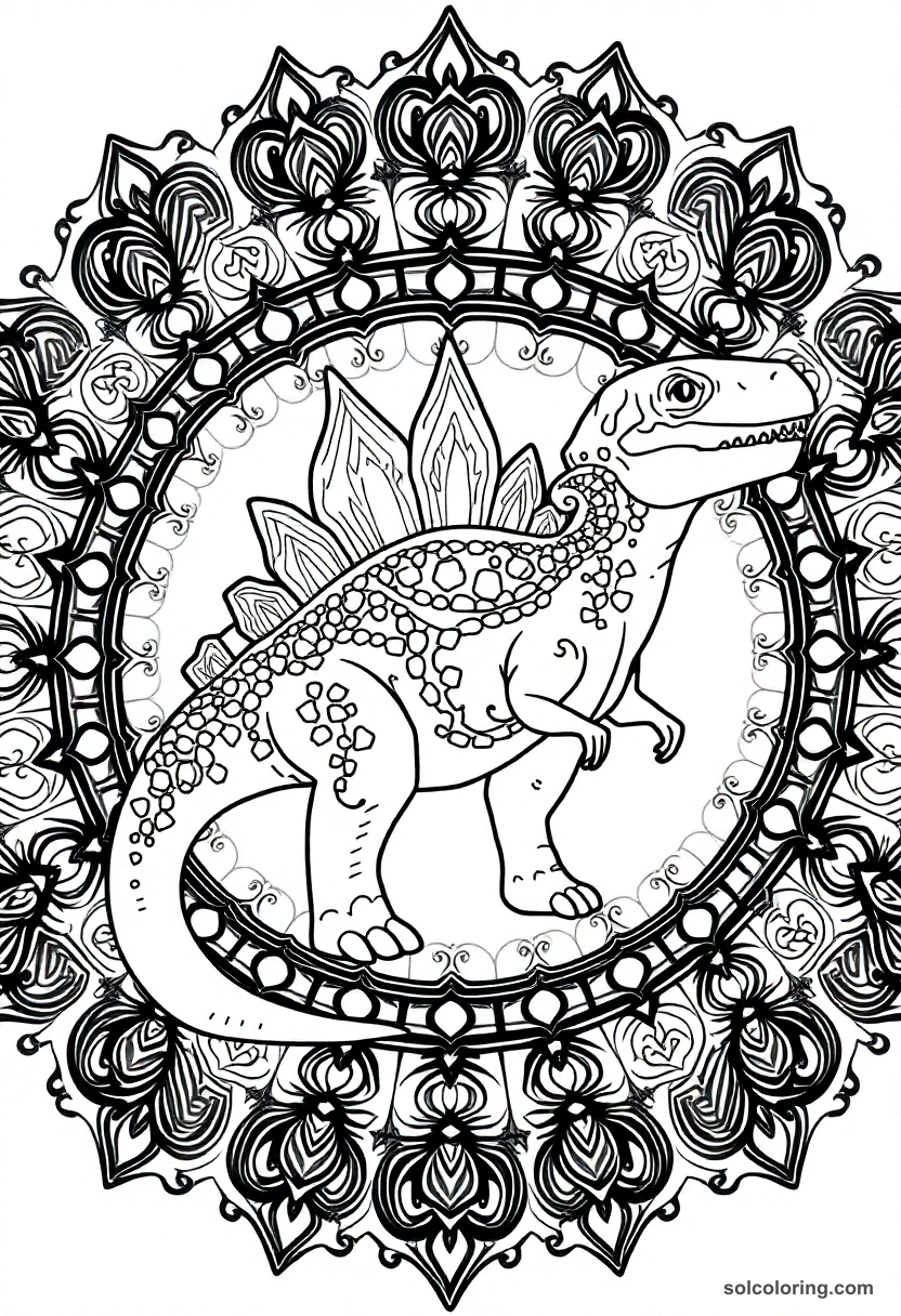 Mandala Spinosaurus