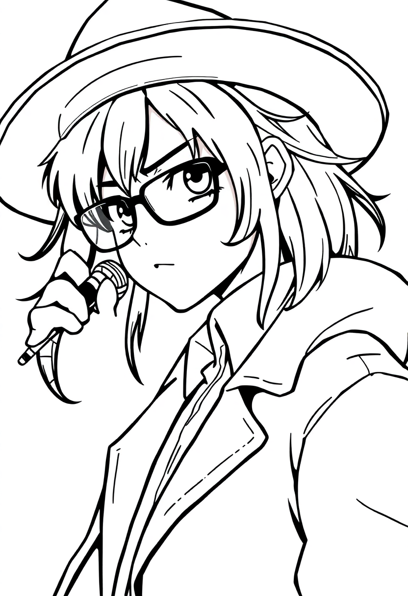 Spirit Detective coloring page, free printable