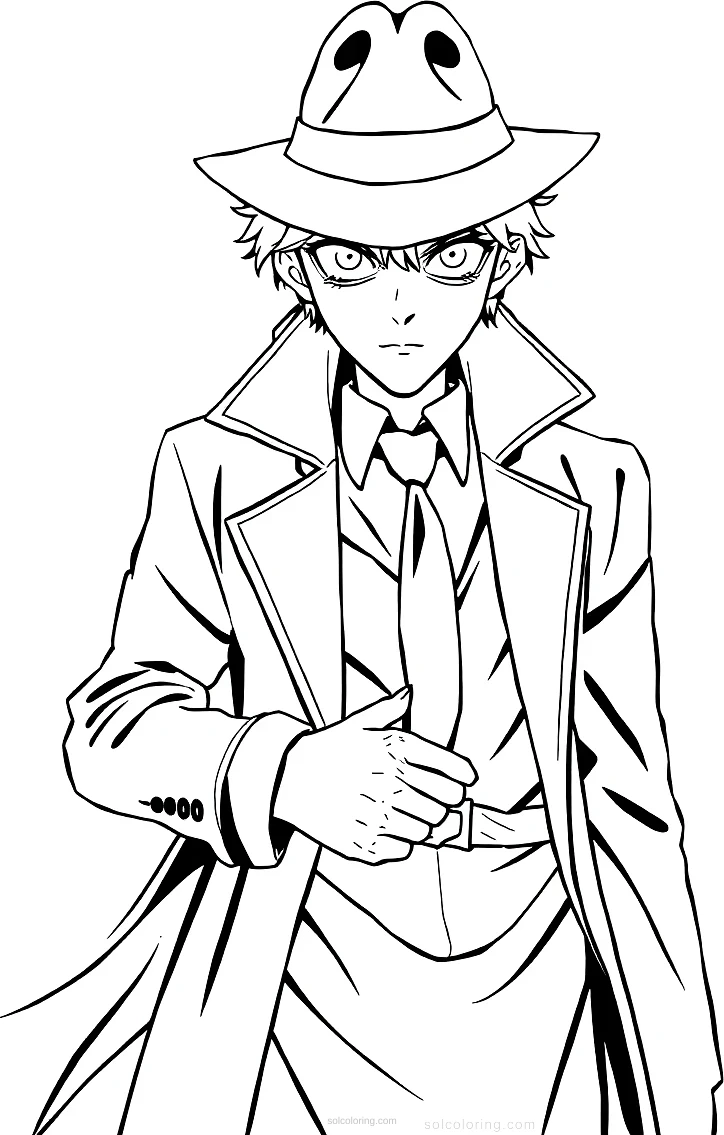 Spirit Detective coloring page for kids