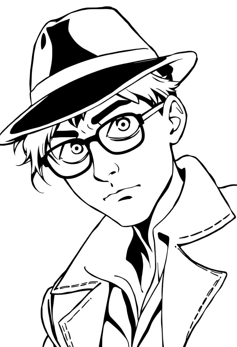 Spirit Detective coloring pages