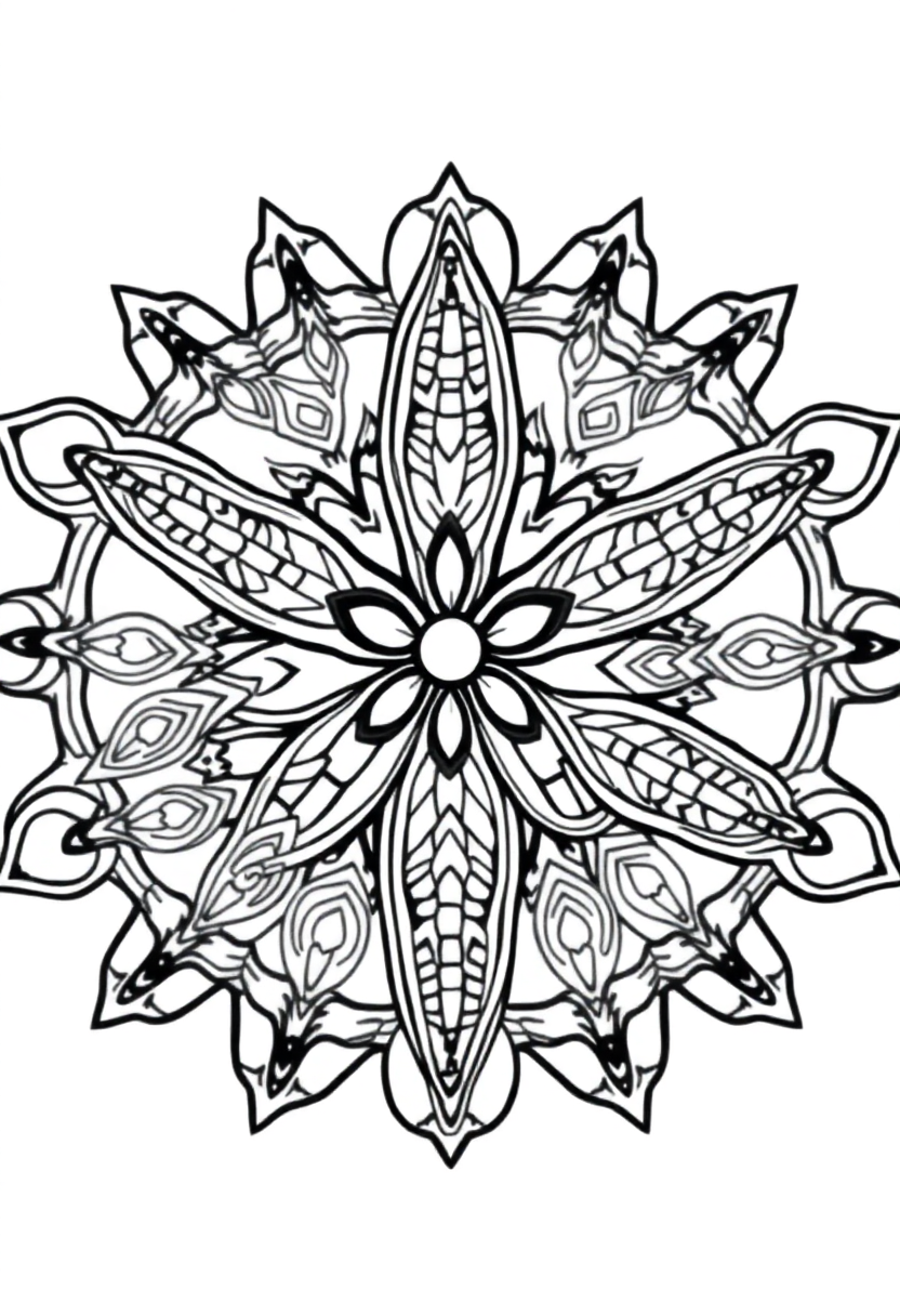 Starfish coloring page, free printable