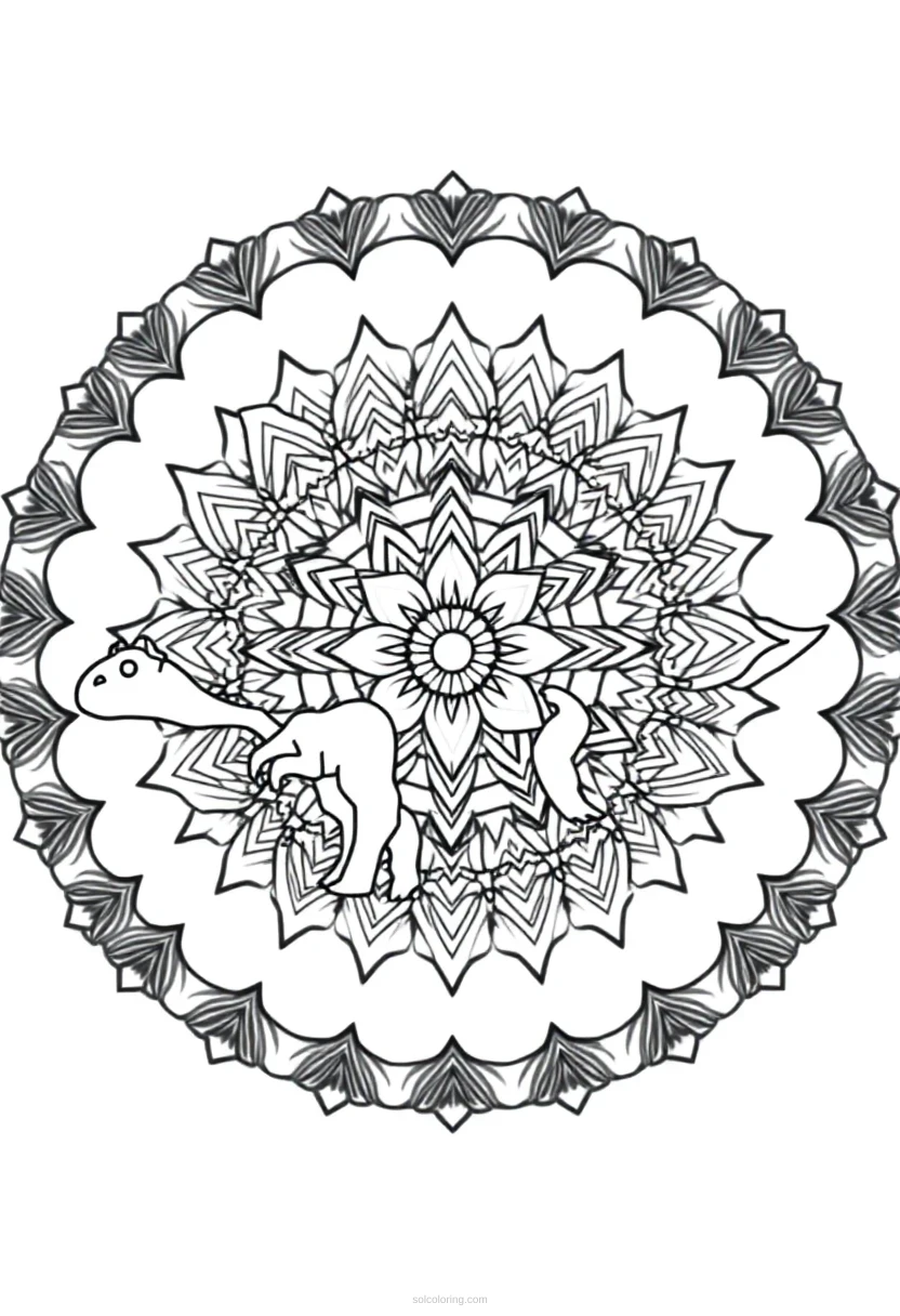 Stegosaurus coloring page for kids