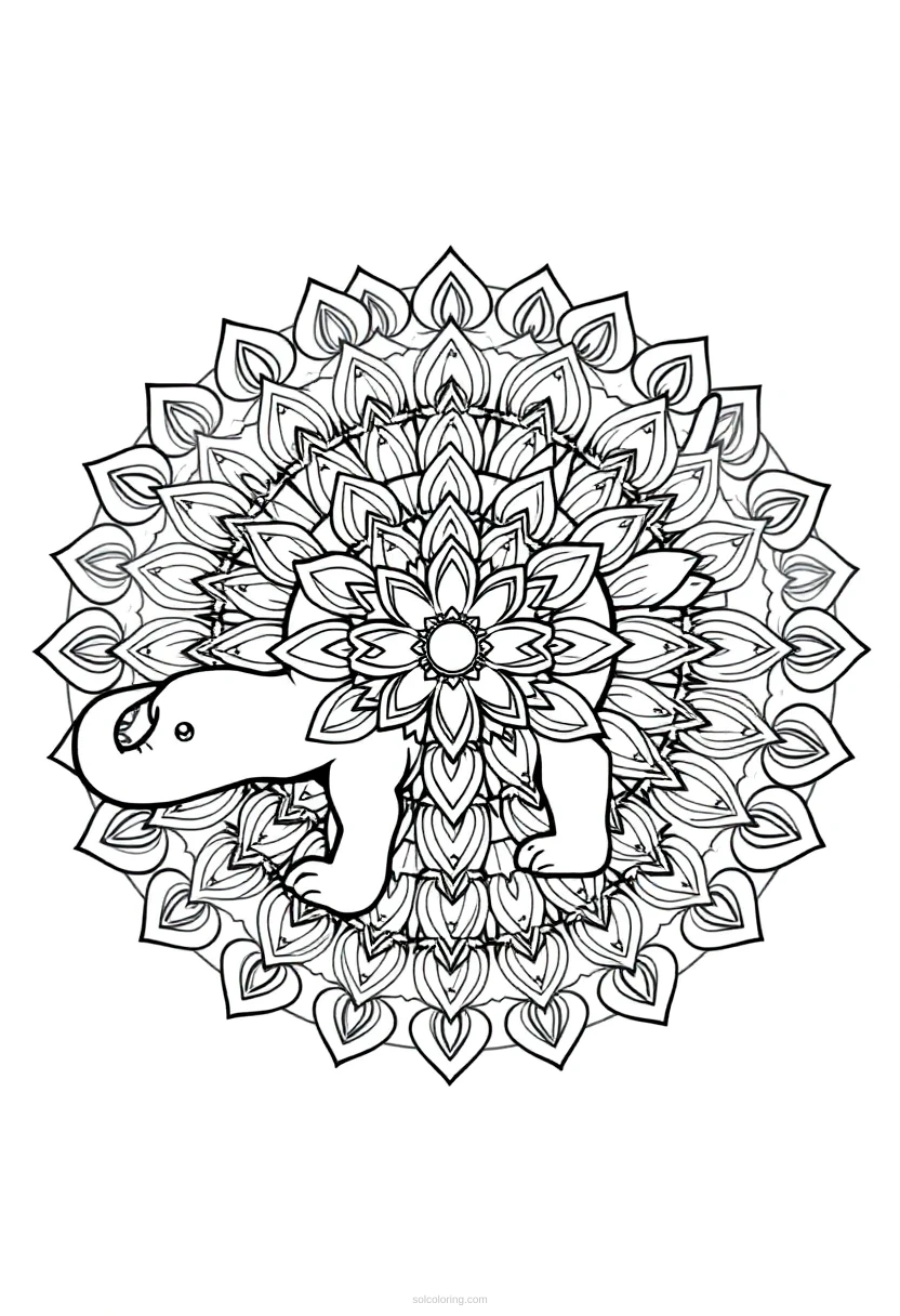 Stegosaurus coloring page for kids