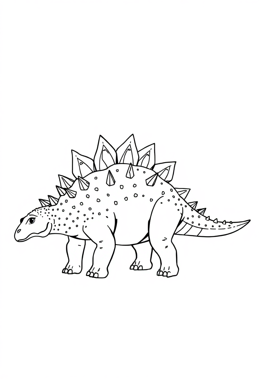 Stegosaurus coloring pages