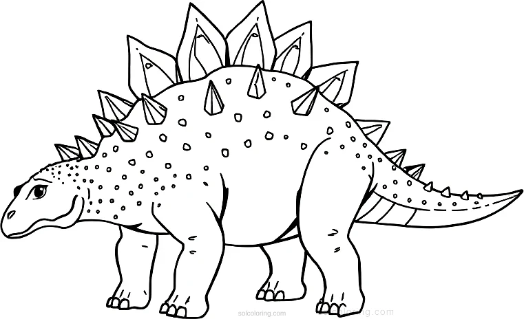 Stegosaurus coloring pages