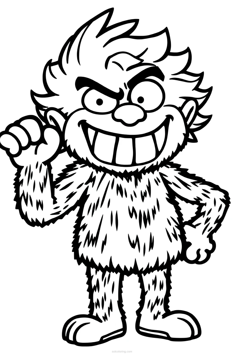 Stonks Meme Man coloring pages