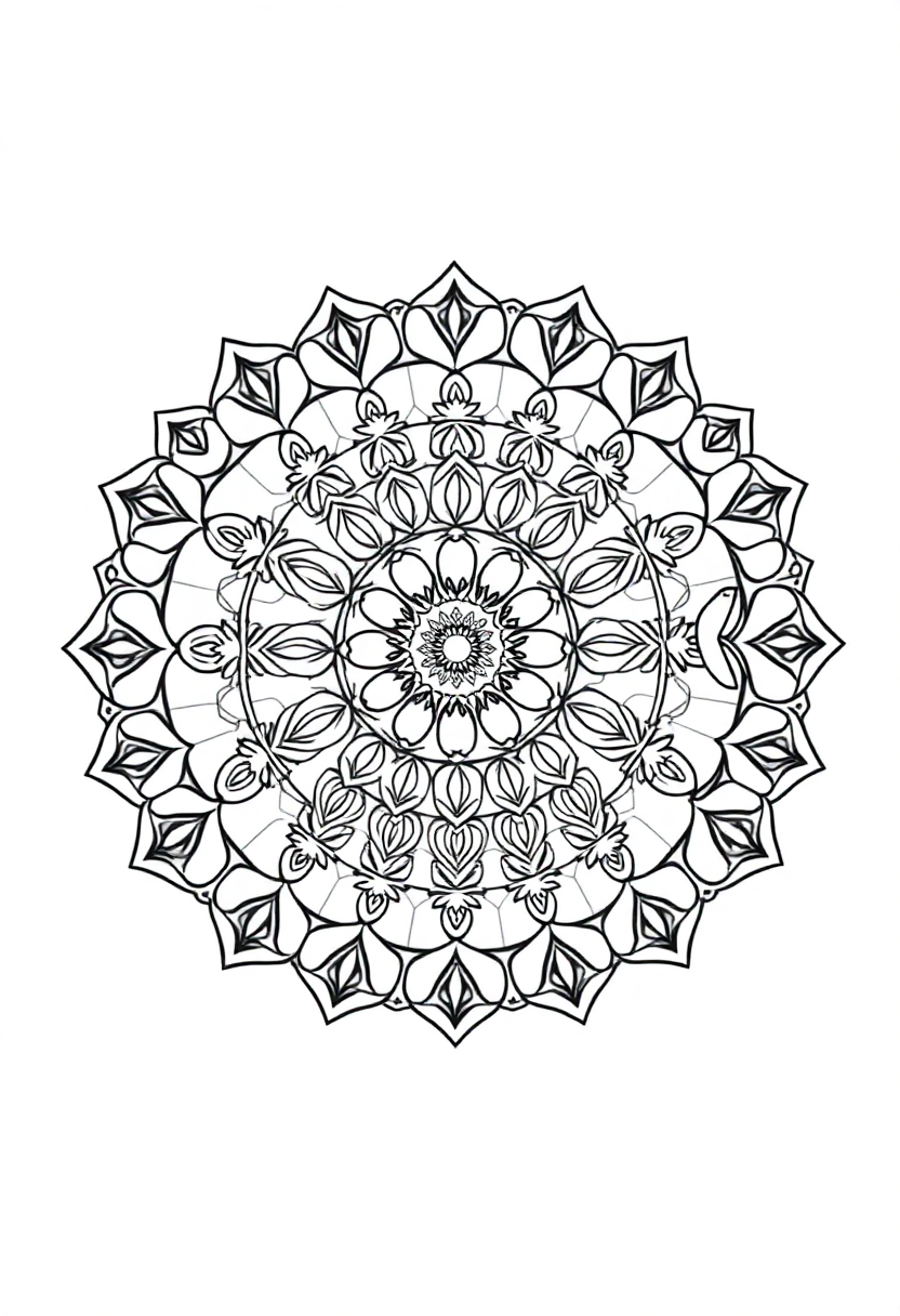 Submarine coloring page, free printable