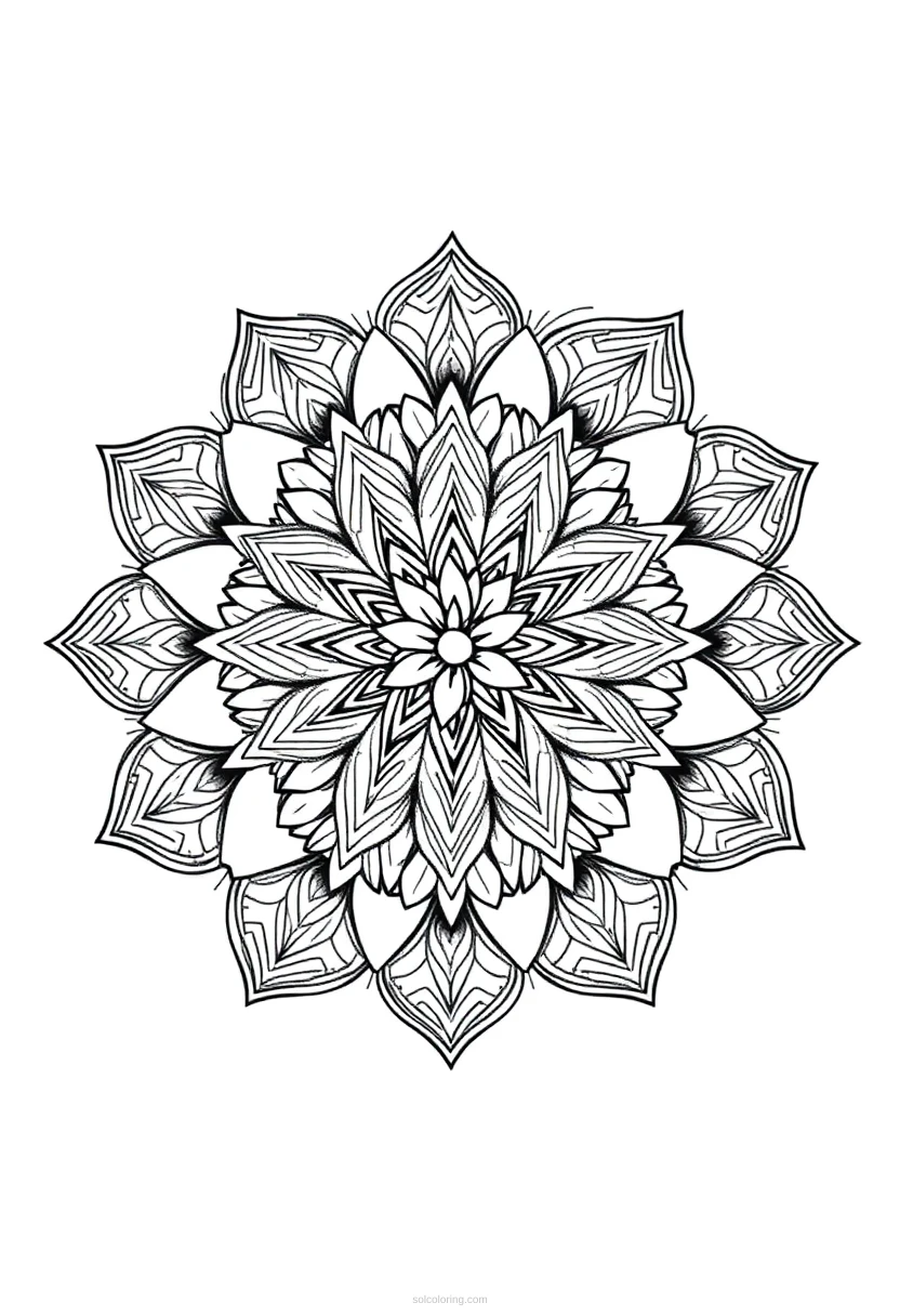 Succulent Garden coloring page for kids