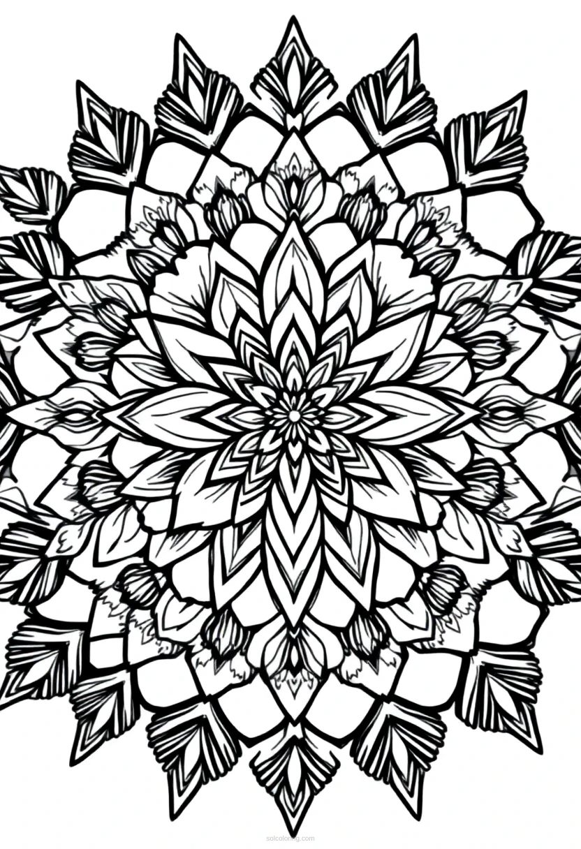 Succulent Garden coloring page for kids