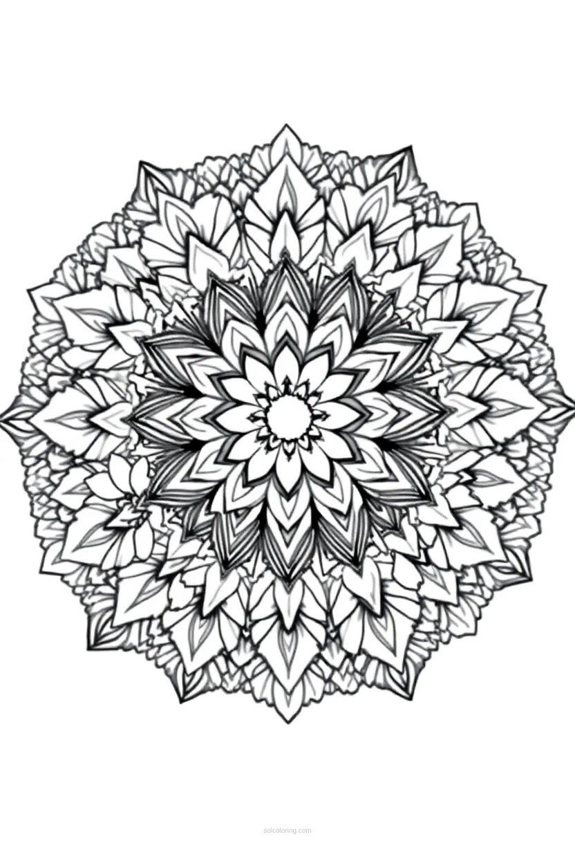 Succulent Garden coloring page for kids