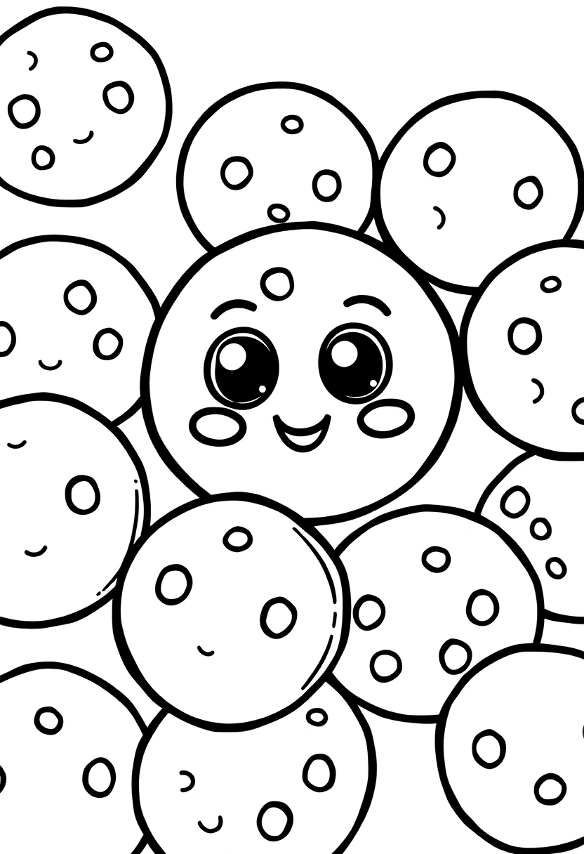 Sugar Cookies coloring page, free printable