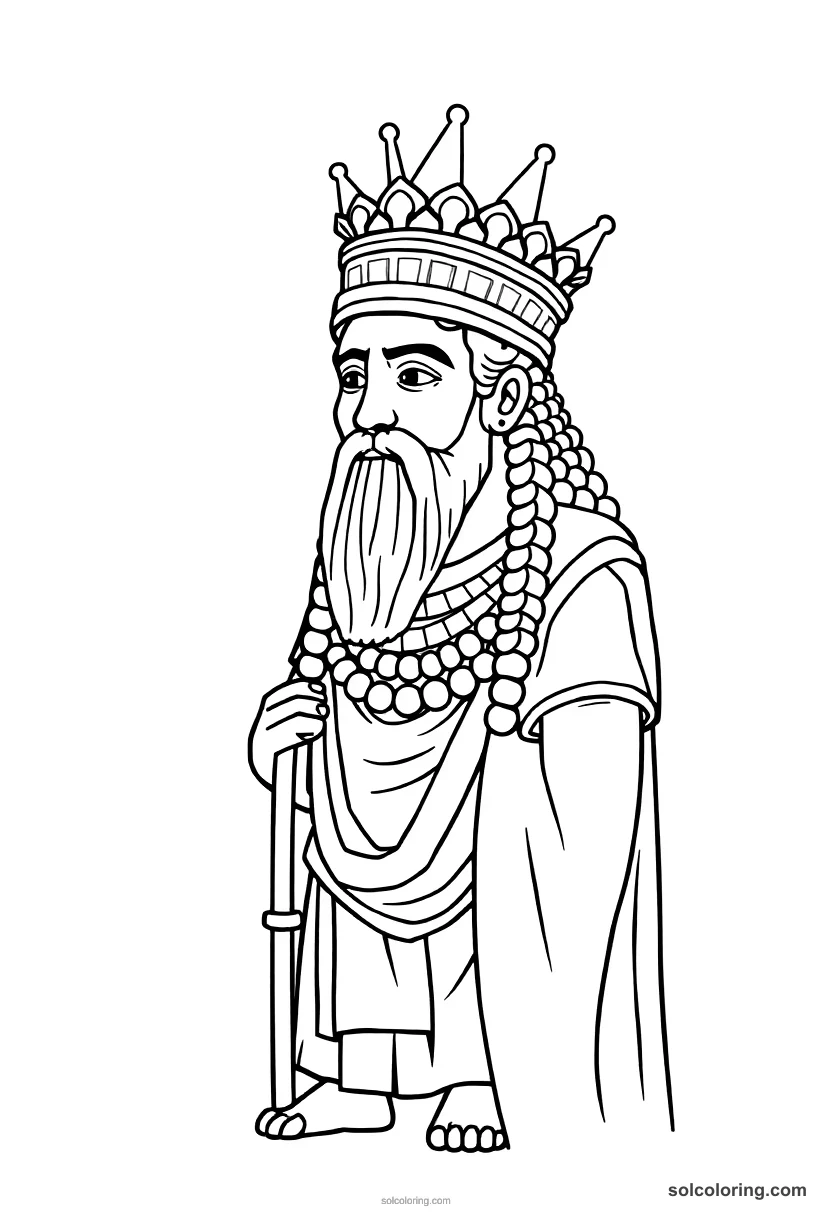 Sumerian Cuneiform Clay Tablet School coloring pages