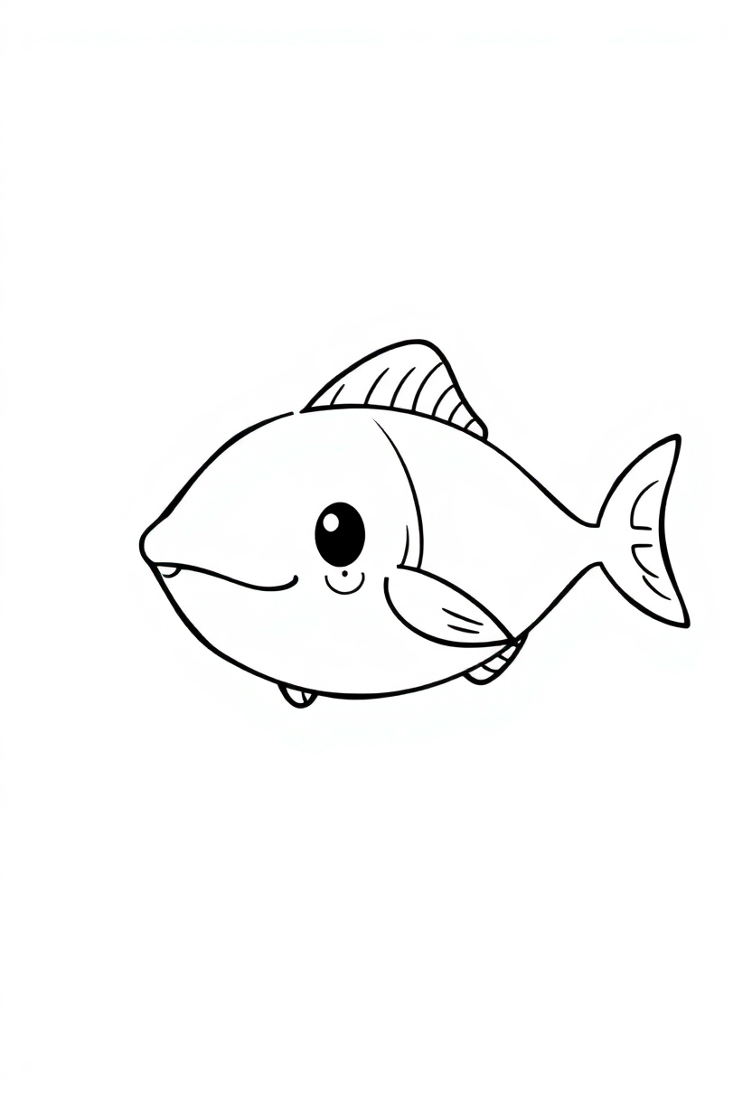 Swordfish coloring page, free printable