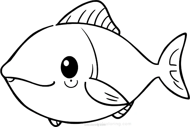 Swordfish coloring page for kids