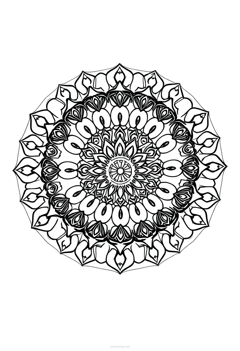 Tacos coloring page for kids