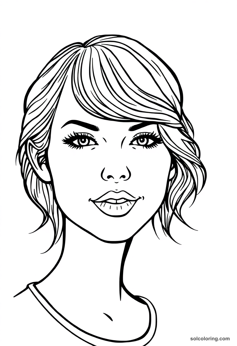Caricature Taylor Swift