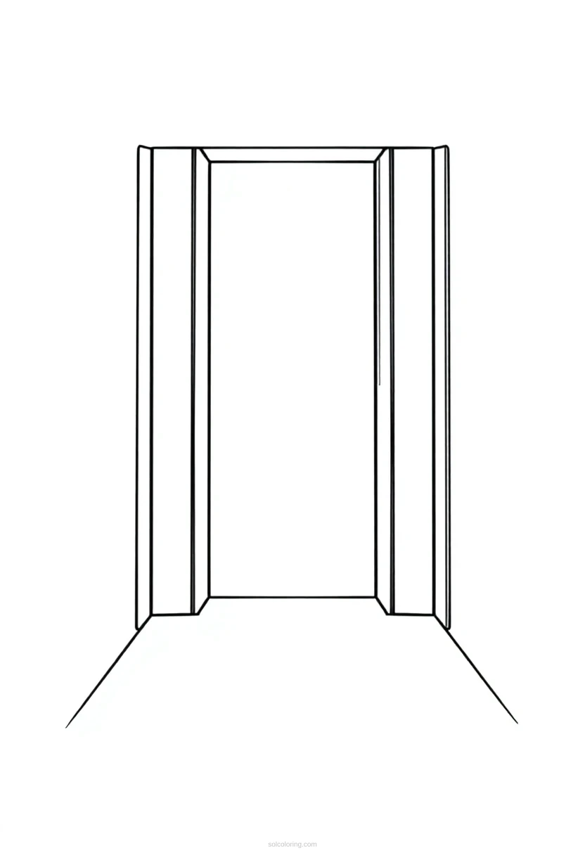 Teleportation Portal Device coloring page for kids