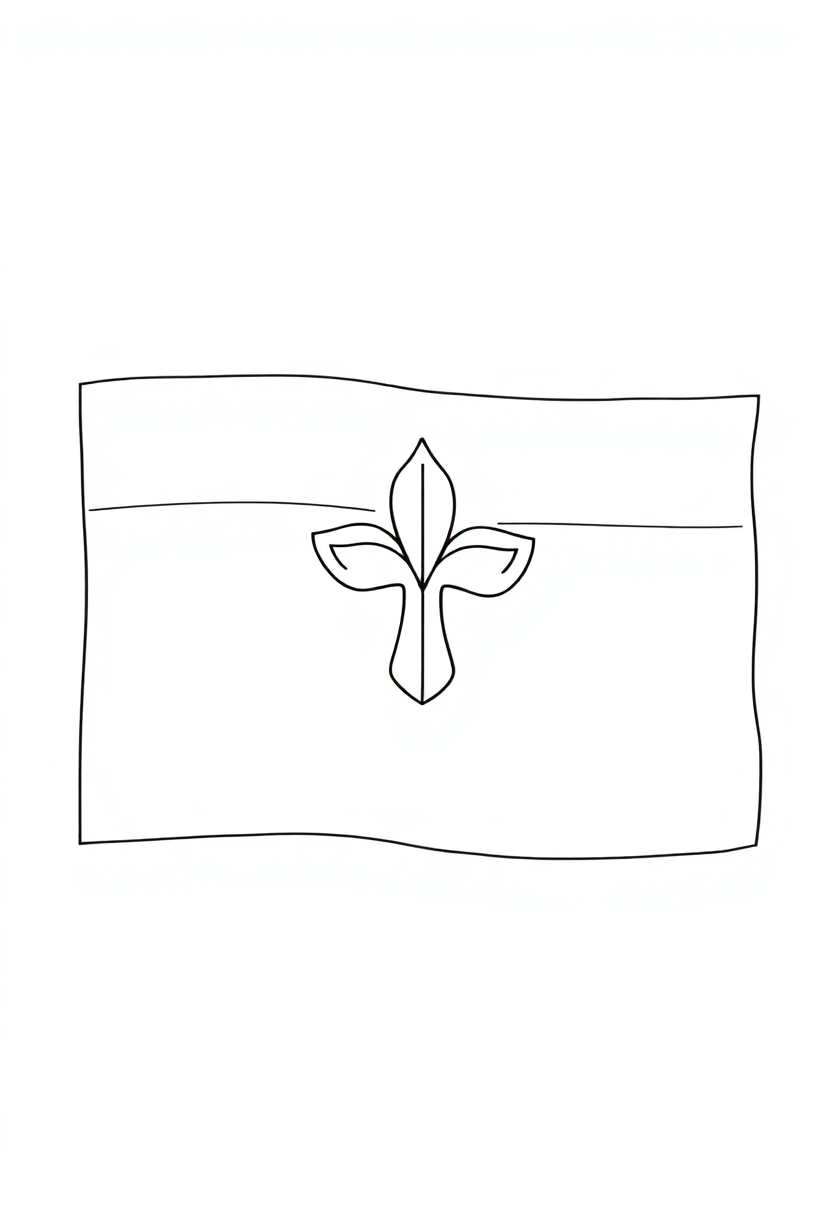 Thai Flag coloring page, free printable