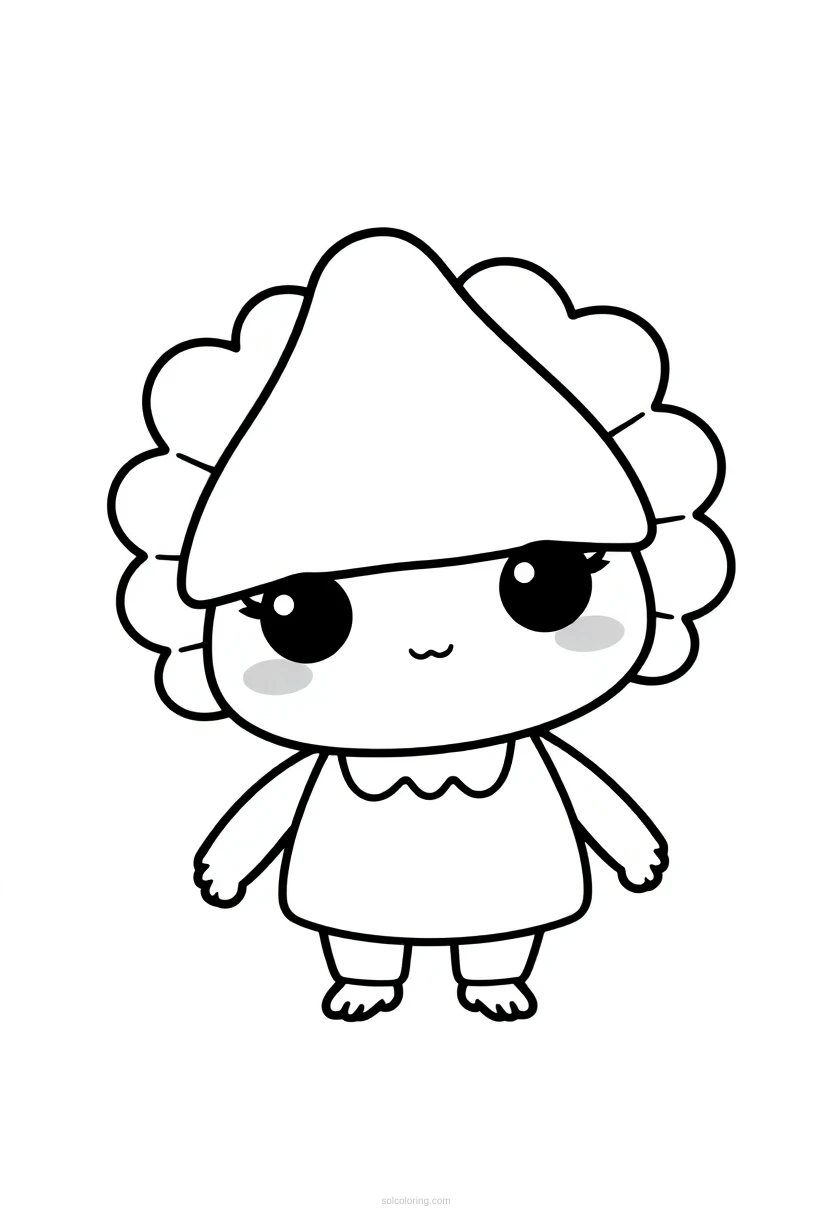 Thanksgiving Pie coloring page for kids