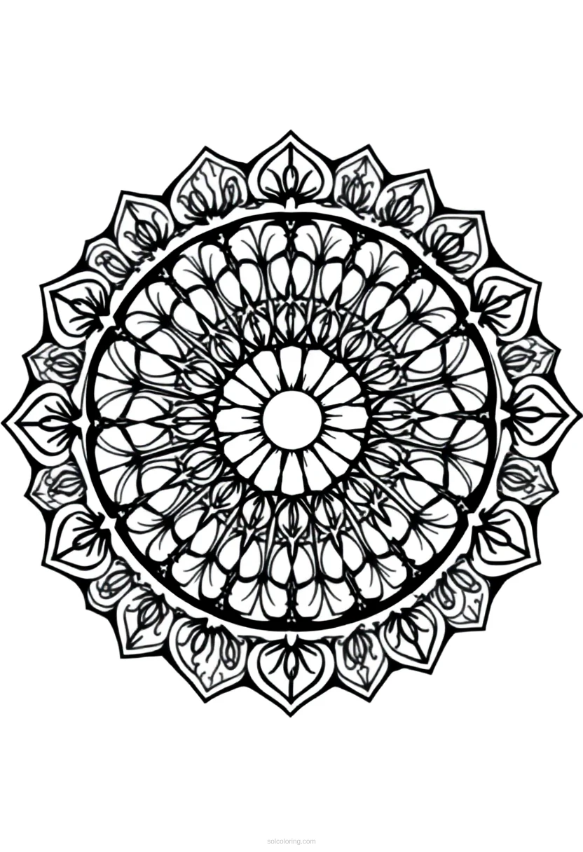 Thanksgiving Pie coloring page for kids